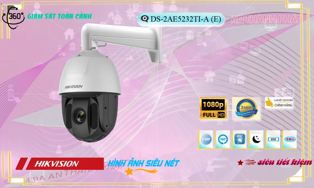 Camera Xoay 360 Ngoài Trời DS-2AE5232TI-A(E)