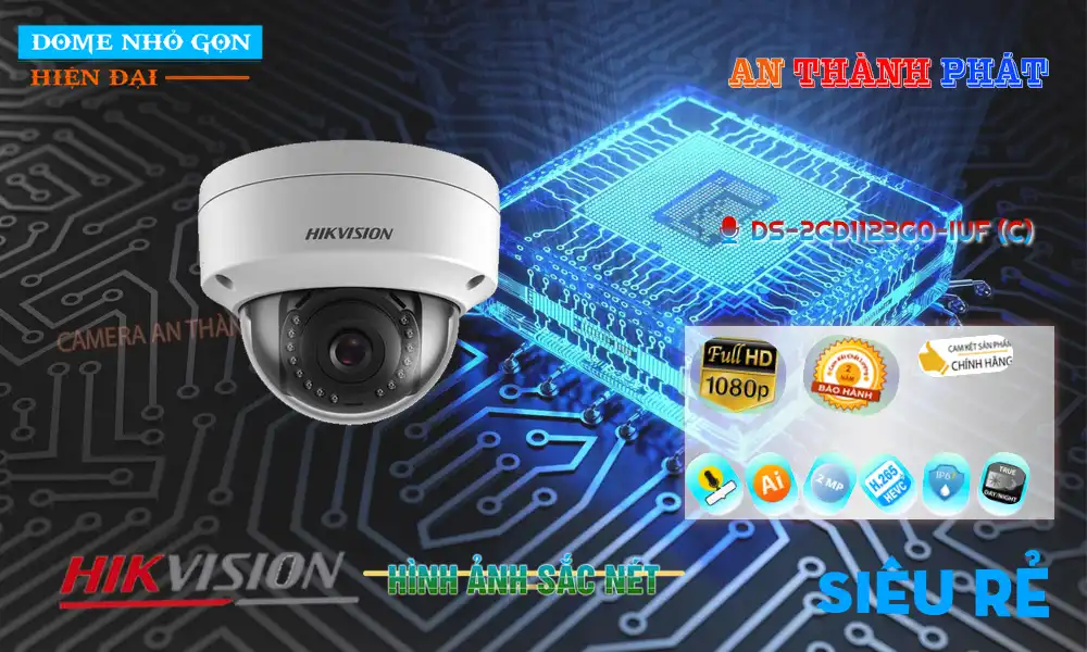 Camera Hikvision DS-2CD1123G0-IUF (C)