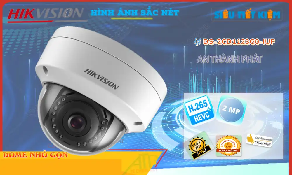 Camera DS-2CD1123G0-IUF  Hikvision