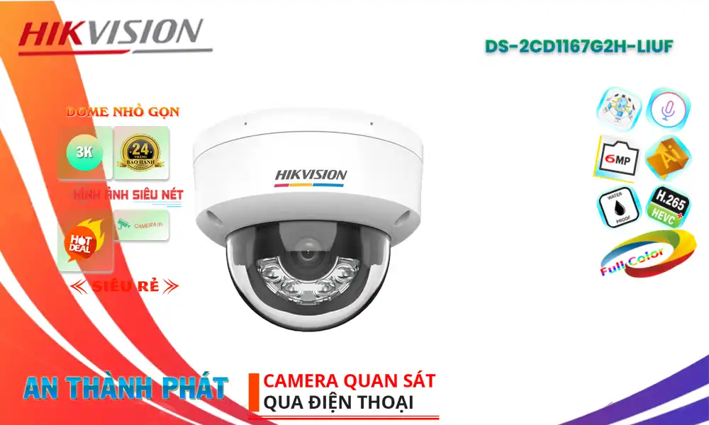 Camera Hikvision DS-2CD1167G2H-LIUF Camera Hikvision DS-2CD1167G2H-LIUF