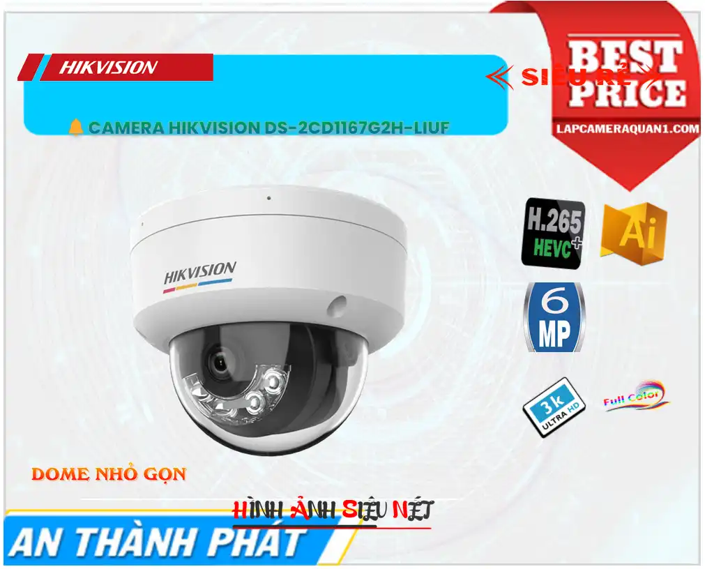 Camera Hikvision DS-2CD1167G2H-LIUF Camera Hikvision DS-2CD1167G2H-LIUF