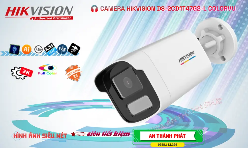 Camera An Ninh Hikvision DS-2CD1T47G2-L Camera An Ninh Hikvision DS-2CD1T47G2-L