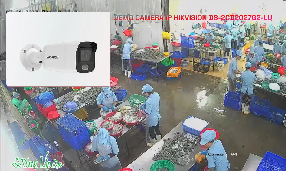 DS-2CD2027G2-LU Camera IP Hikvision Full Color 40m
