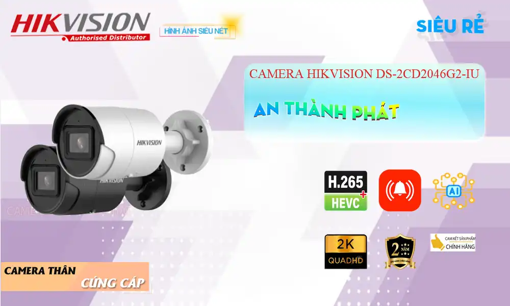 Camera Hikvision DS-2CD2046G2-IU Camera Hikvision DS-2CD2046G2-IU