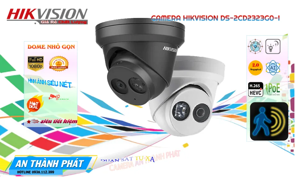 DS-2CD2323G0-I Camera IP Hikvision 2MP