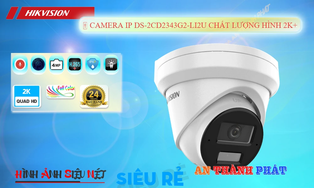 DS-2CD2343G2-LI2U Camera An Ninh Công Nghệ Mới DS-2CD2343G2-LI2U Camera An Ninh Công Nghệ Mới