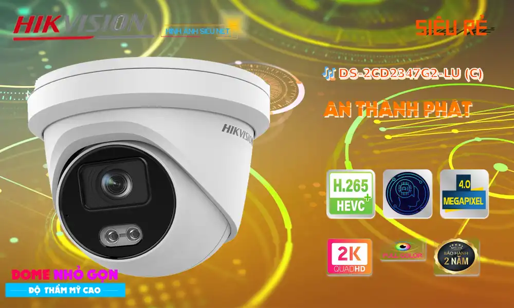 Camera Hikvision DS-2CD2347G2-LU (C)