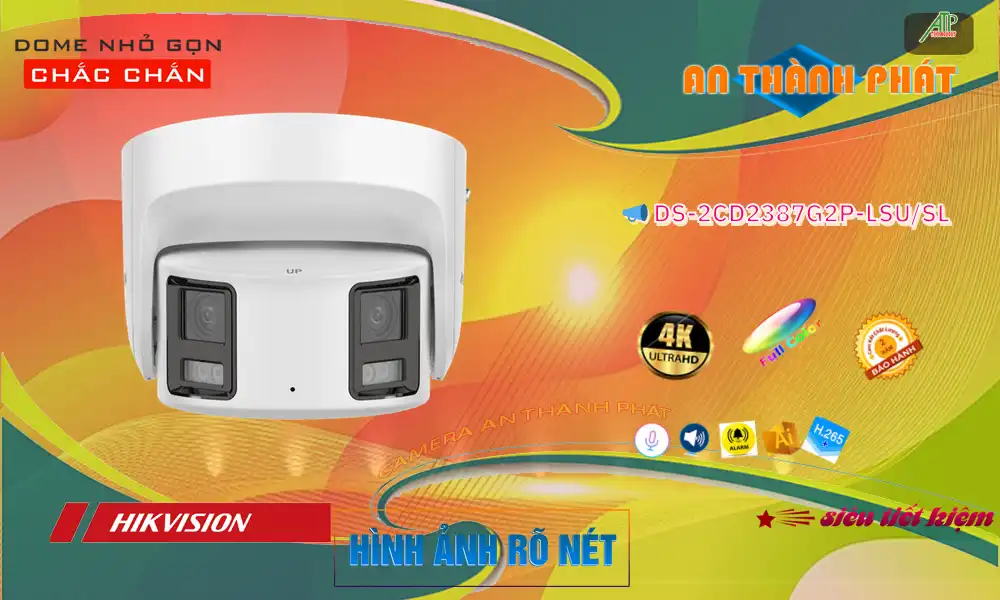 Camera Hikvision DS-2CD2387G2P-LSU/SL