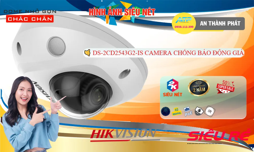 DS-2CD2543G2-IS Camera IP Hikvision 4MP