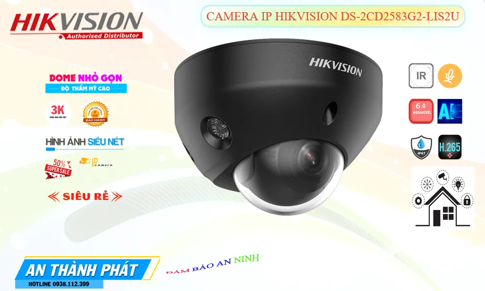 Camera IP HIKVISION DS-2CD2583G2-LIS2U 8MP Camera IP HIKVISION DS-2CD2583G2-LIS2U 8MP