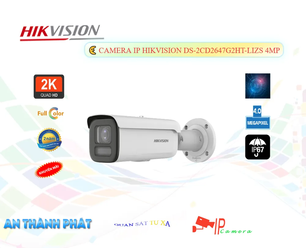Camera An Ninh Hikvision DS-2CD2647G2HT-LIZS Giá tốt