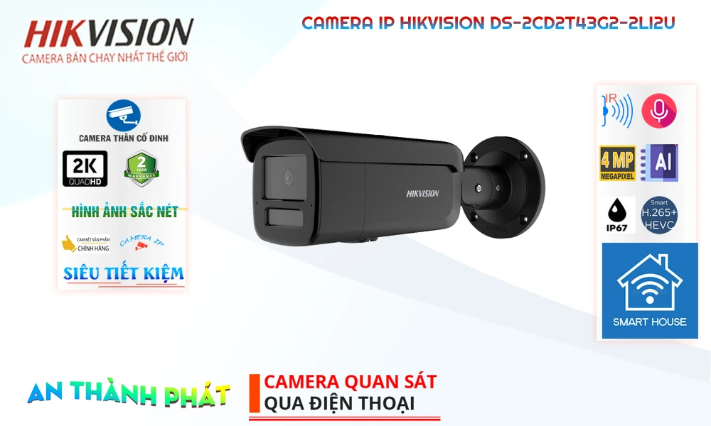 DS-2CD2T43G2-2LI2U Camera Hikvision 👍