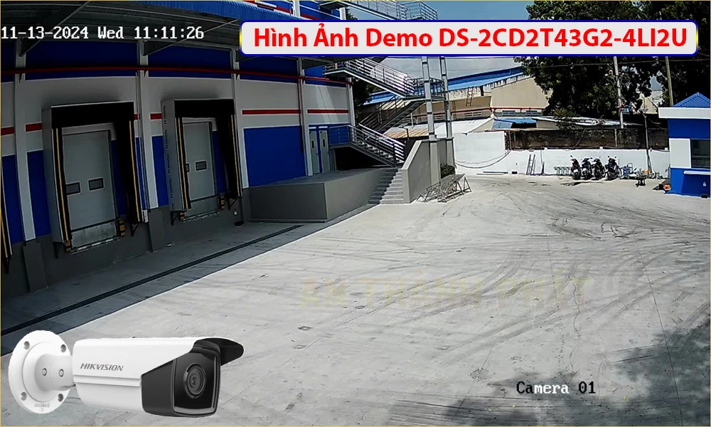 Camera Hikvision DS-2CD2T43G2-4LI2U 4.0MP