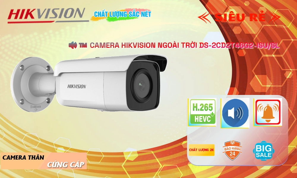 DS-2CD2T46G2-ISU/SL Camera Hikvision Công Nghệ Mới