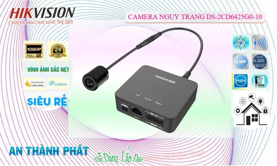 Camera IP Nguỵ Trang Hikvision DS-2CD6425G0-10