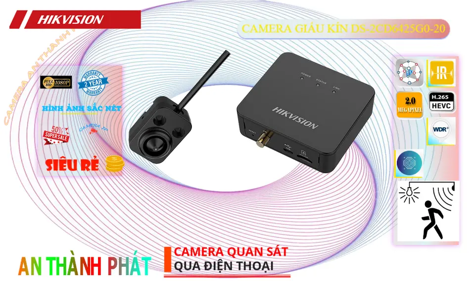DS-2CD6425G0-20 Camera IP Nguỵ Trang Hikvision
