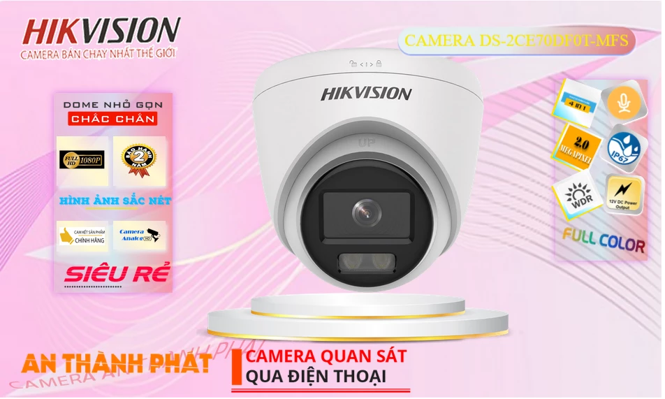 DS-2CE70DF0T-MFS Camera Hikvision Full Color