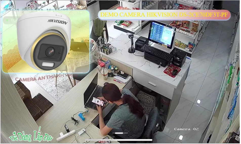 DS-2CE70DF3T-PF Camera Hikvision Full Color