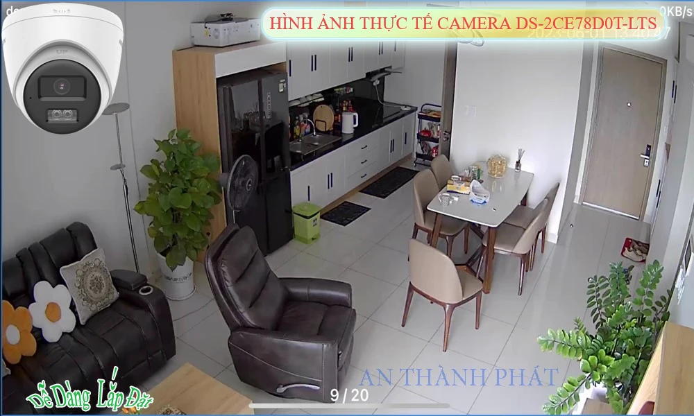 Camera An Ninh Hikvision DS-2CE78D0T-LTS