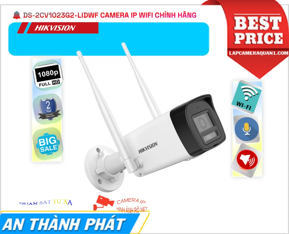 Camera Hikvision DS-2CV1023G2-LIDWF Giá rẻ Camera Hikvision DS-2CV1023G2-LIDWF Giá rẻ