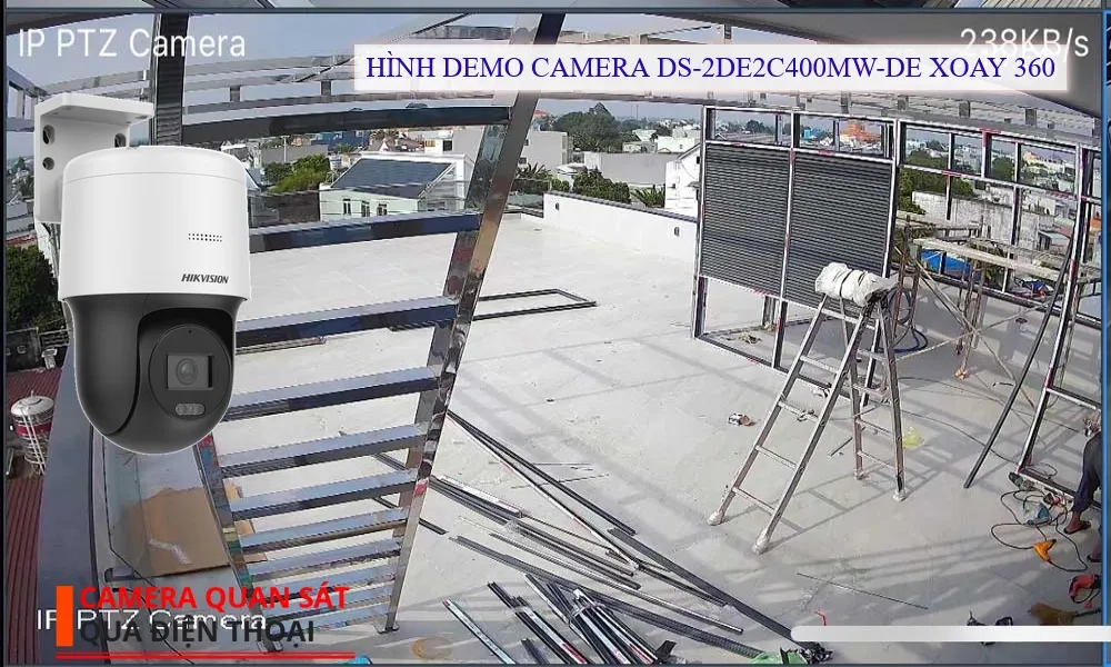 Camera ❇ DS-2DE2C400MW-DE  Mini PTZ Độ phân Giải Cao