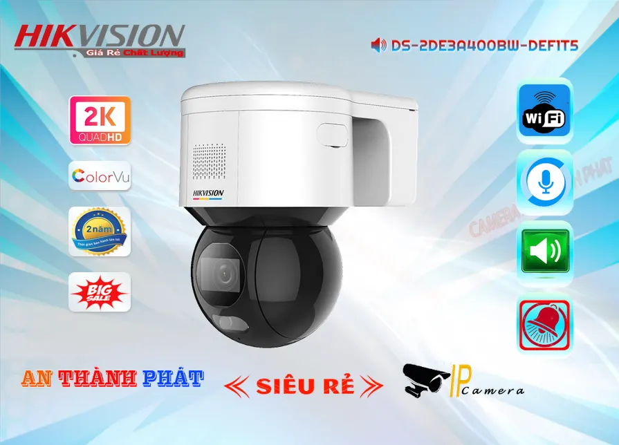 DS-2DE3A400BW-DEF1T5 Camera IP 360 4MP