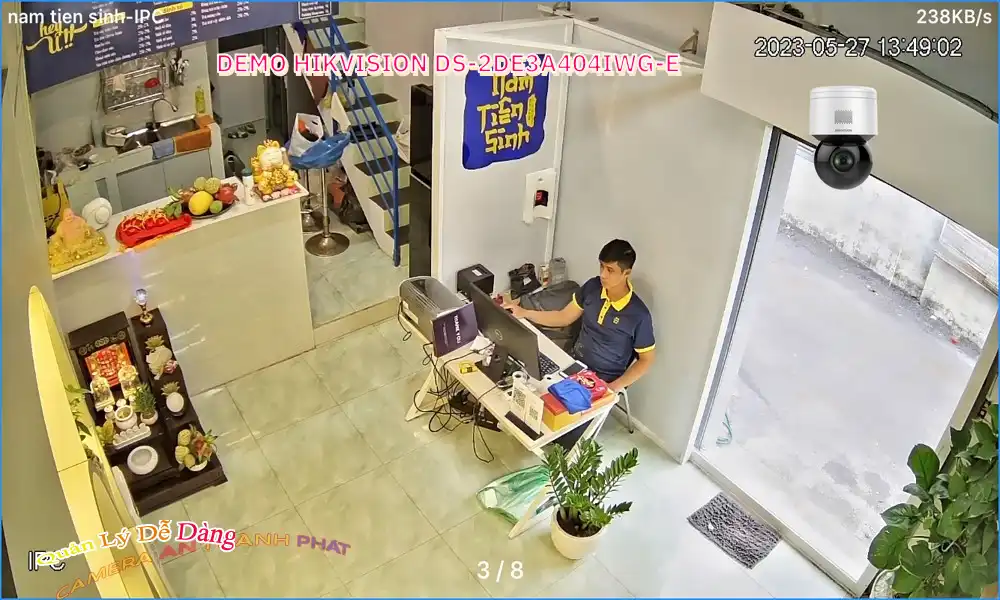 Camera Hikvision Chất Lượng Ip sắc nét DS-2DE3A404IWG-E