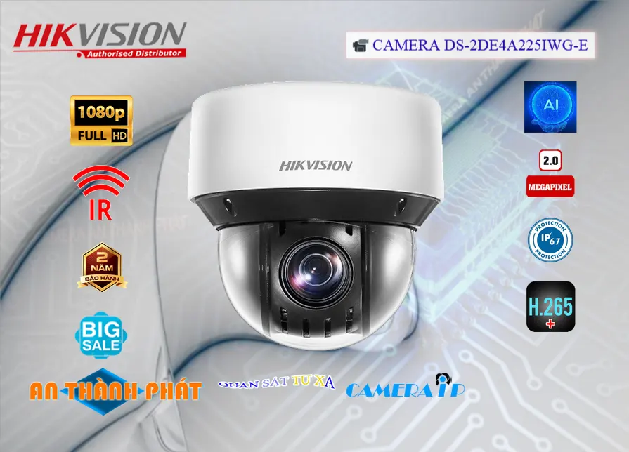 DS-2DE4A225IWG-E Camera IP Xoay Zoom 25X