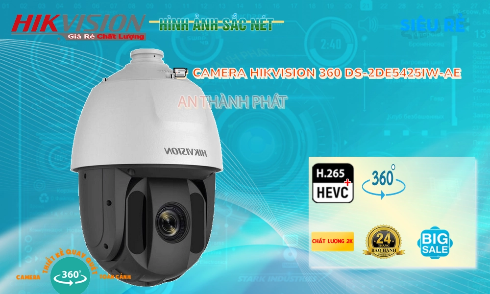 Camera DS-2DE5425IW-AE Hikvision Starlight