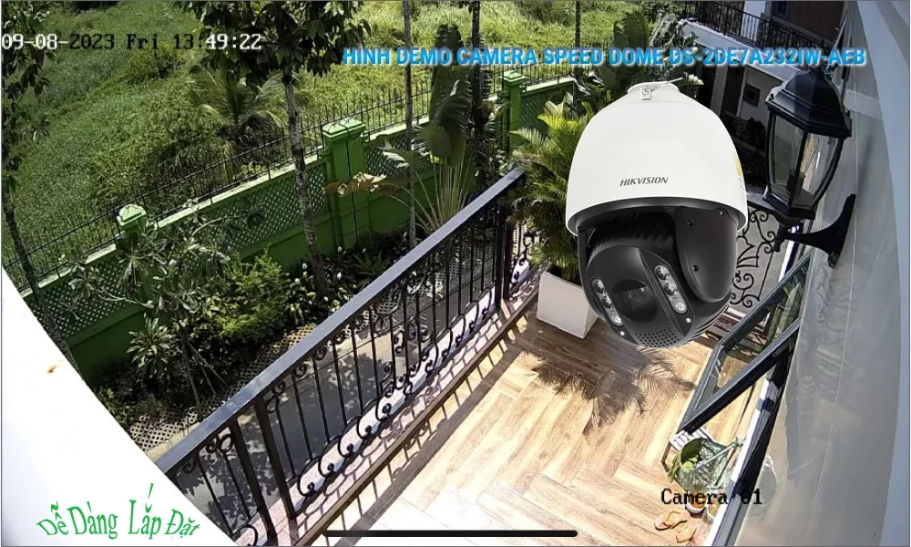 Camera ❂ DS-2DE7A232IW-AEB Độ phân Giải Cao