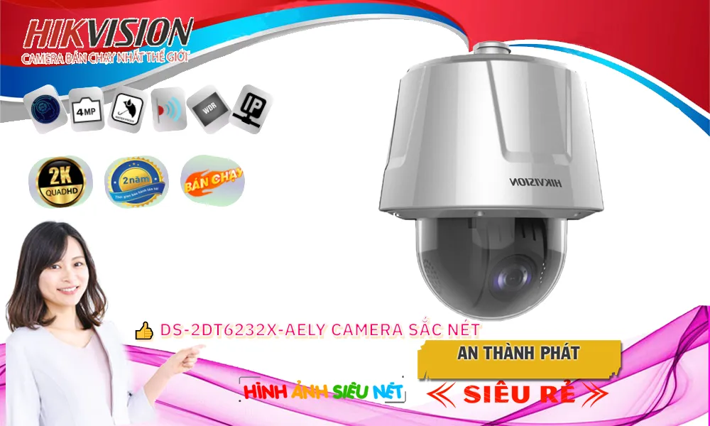 Camera IP Hikvision DS-2DT6232X-AELY Xoay 360
