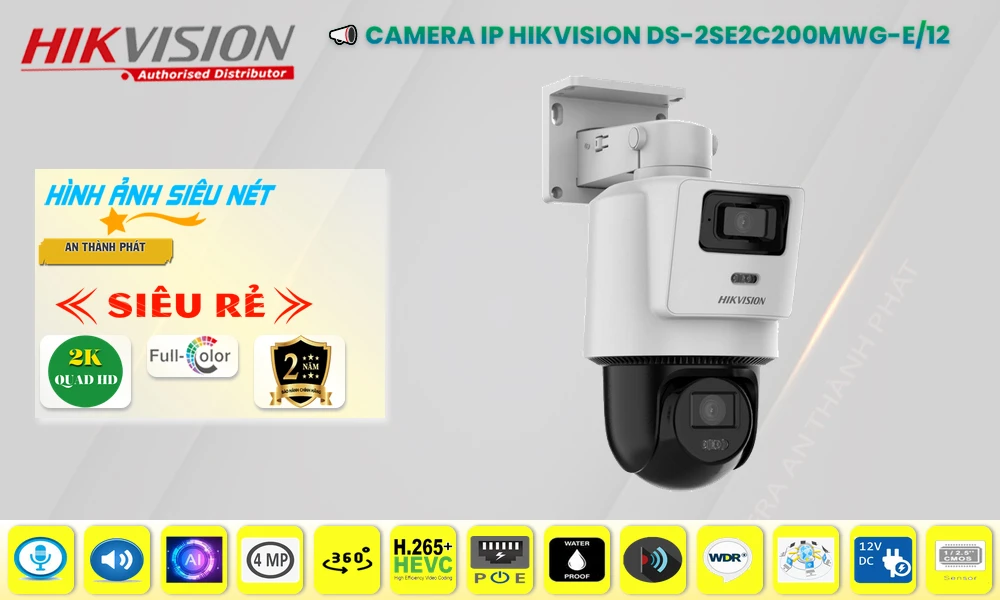 Camera Hikvision DS-2SE2C200MWG-E/12 Camera Hikvision DS-2SE2C200MWG-E/12