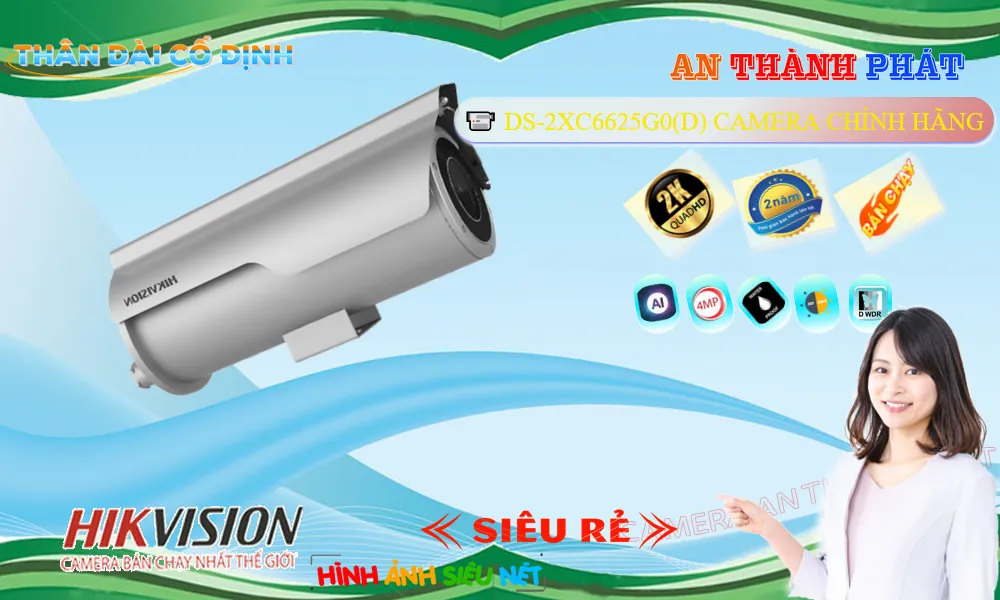 Camera IP Hikvision Ngoài Trời DS-2XC6625G0(D)
