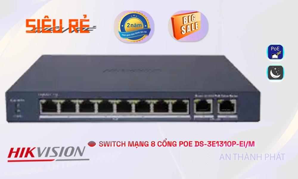 DS-3E1310P-EI/M  Switch chuyển đổi dữ liệu