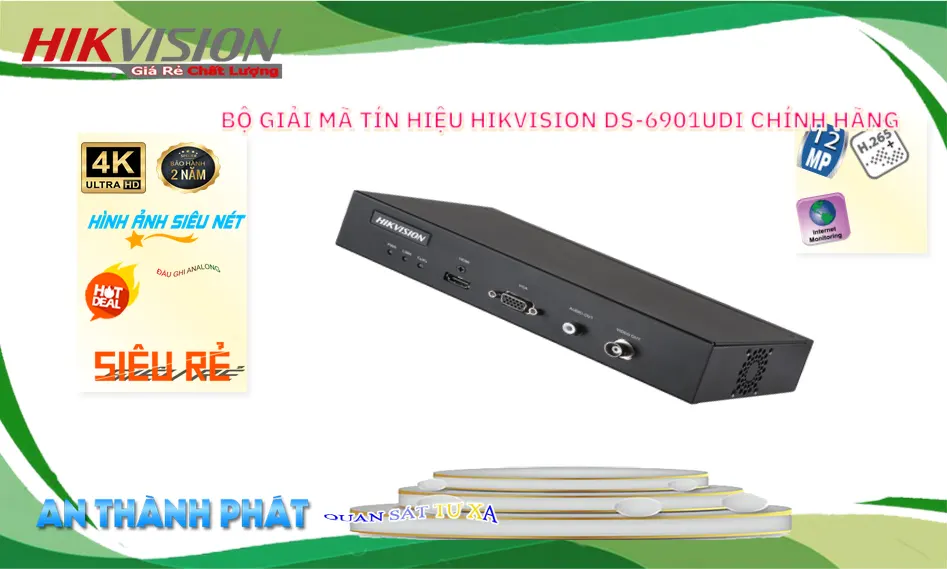 Bộ Giải Mã Camera IP Hikvision DS-6901UDI 1 HDMI 4K
