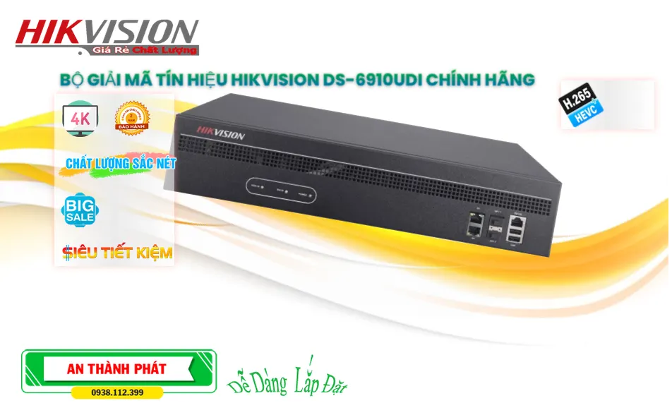 Bộ Giải Mã Camera IP  DS-6910UDI Hỗ Trợ 10 HDMI 4K