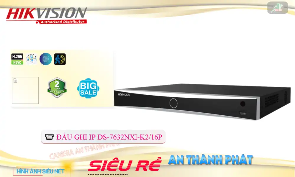 Đầu Ghi Hình Hikvision DS-7632NXI-K2/16P Đầu Ghi Hình Hikvision DS-7632NXI-K2/16P
