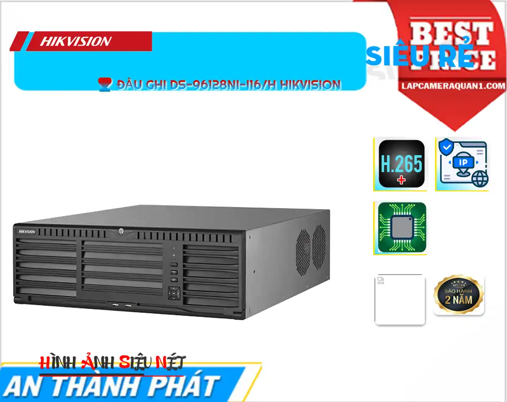 ➠ DS-96128NI-I16/H sắc nét Hikvision ➠ DS-96128NI-I16/H sắc nét Hikvision