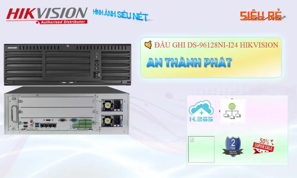 Đầu Ghi Hikvision DS-96128NI-I24/H Đầu Ghi Hikvision DS-96128NI-I24/H