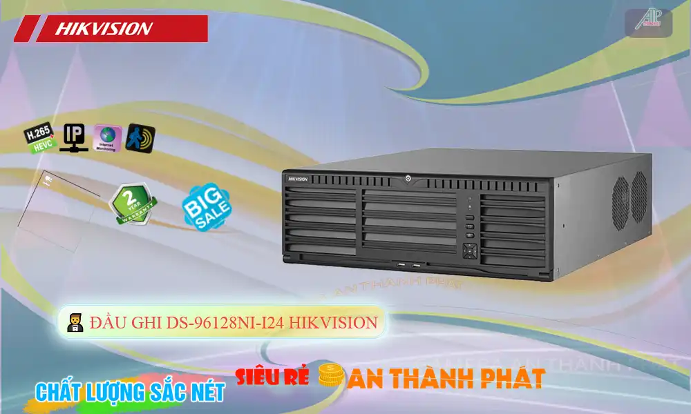 Đầu Ghi Hikvision DS-96128NI-I24/H Đầu Ghi Hikvision DS-96128NI-I24/H