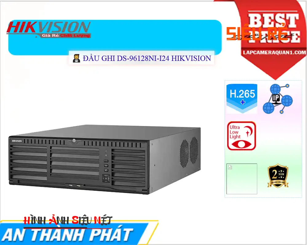 Đầu Ghi Hikvision DS-96128NI-I24/H Đầu Ghi Hikvision DS-96128NI-I24/H