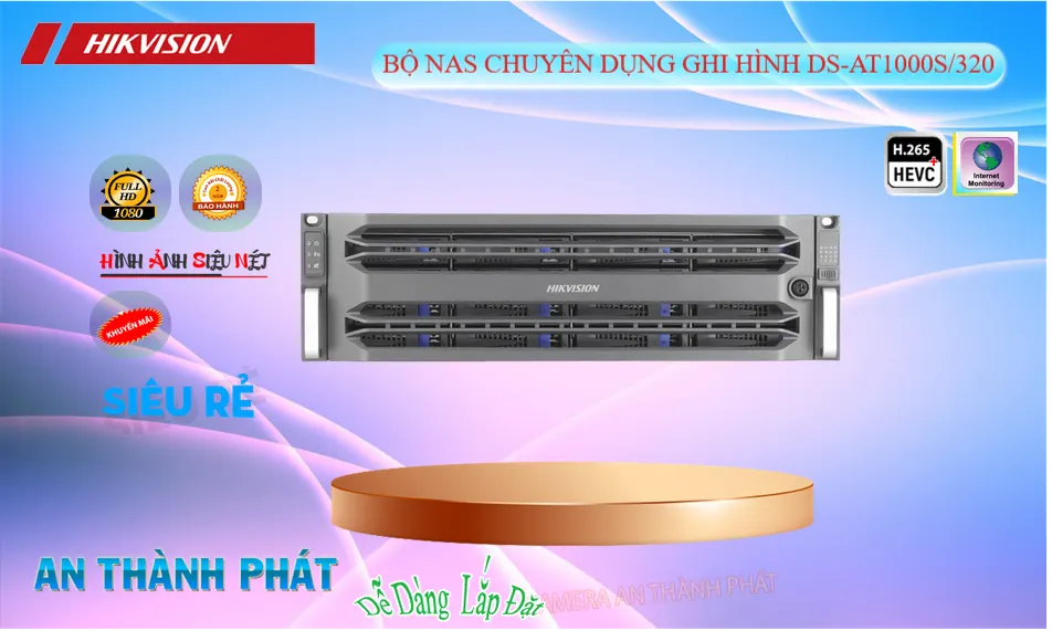 Bộ NAS Ghi Hình 320TB Hikvision DS-AT1000S/320