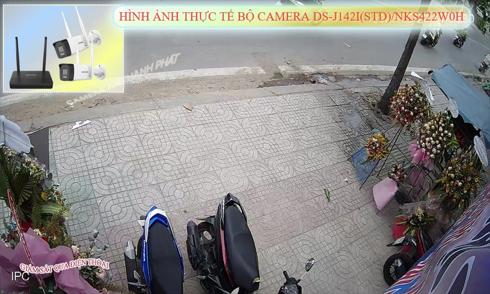 Bộ 2 Camera DS-J142I(STD)/NKS422W0H Chính Hãng Hikvision