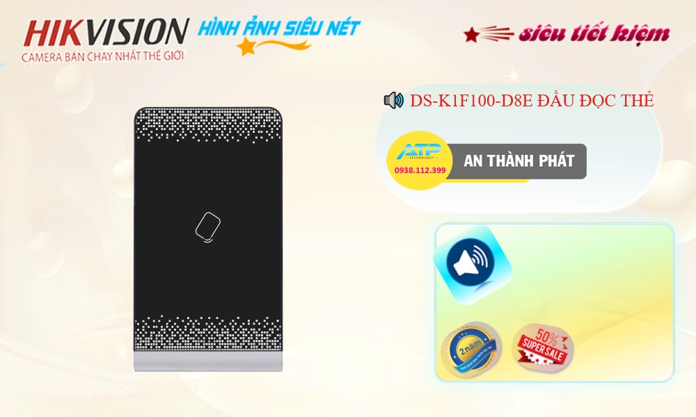 Hikvision  Sản phẩm chất lượng  DS-K1F100-D8E