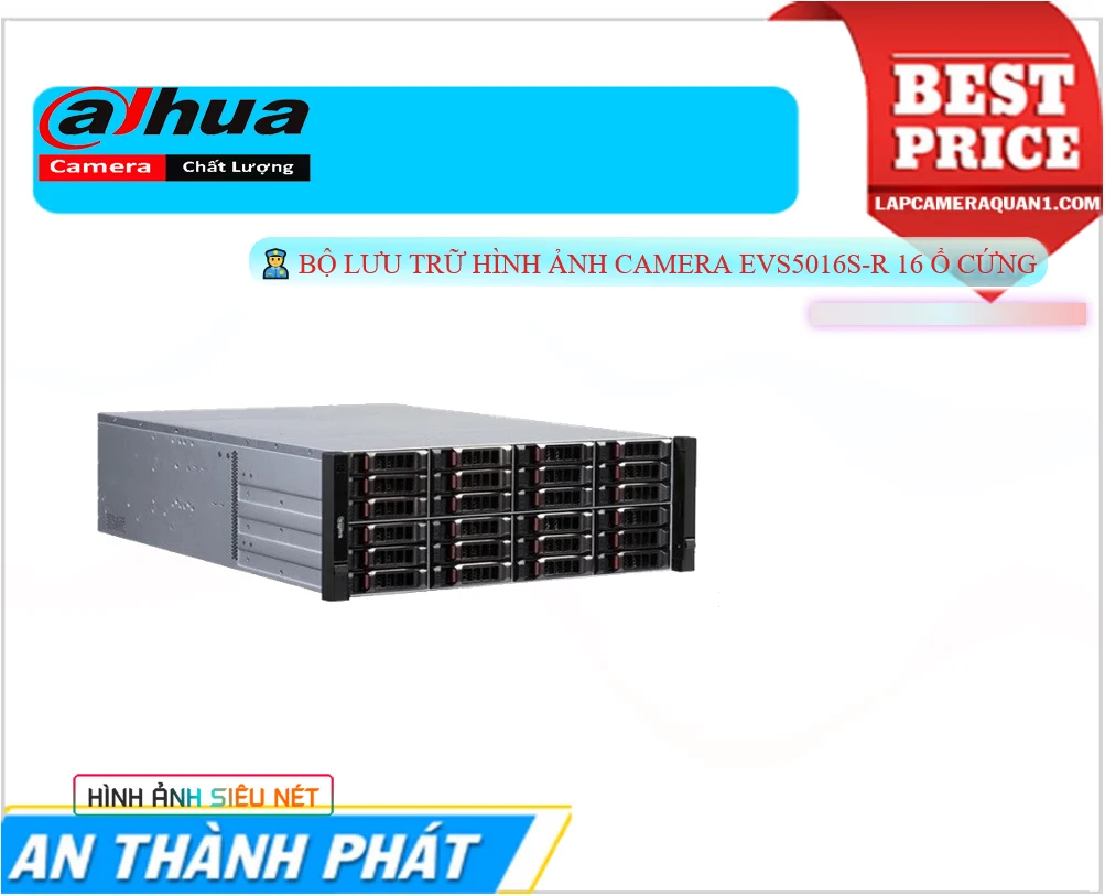 EVS5016S-R Thiết Bị Lưu Trữ Hình Ảnh Camera 16 Ổ Cứng