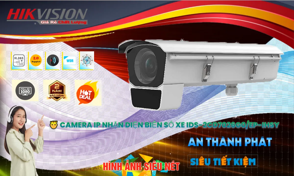 IDS-2CD7026G0/EP-IHSY Sắc Nét Hikvision