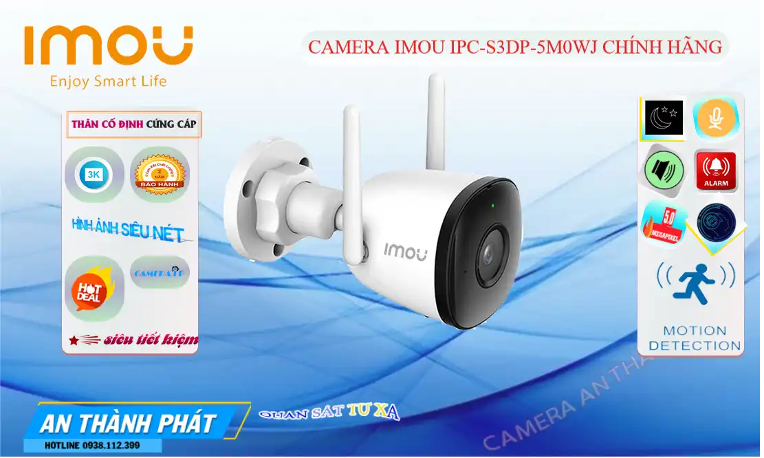 IPC-S3DP-5M0WJ Camera  Wifi Imou Công Nghệ Mới