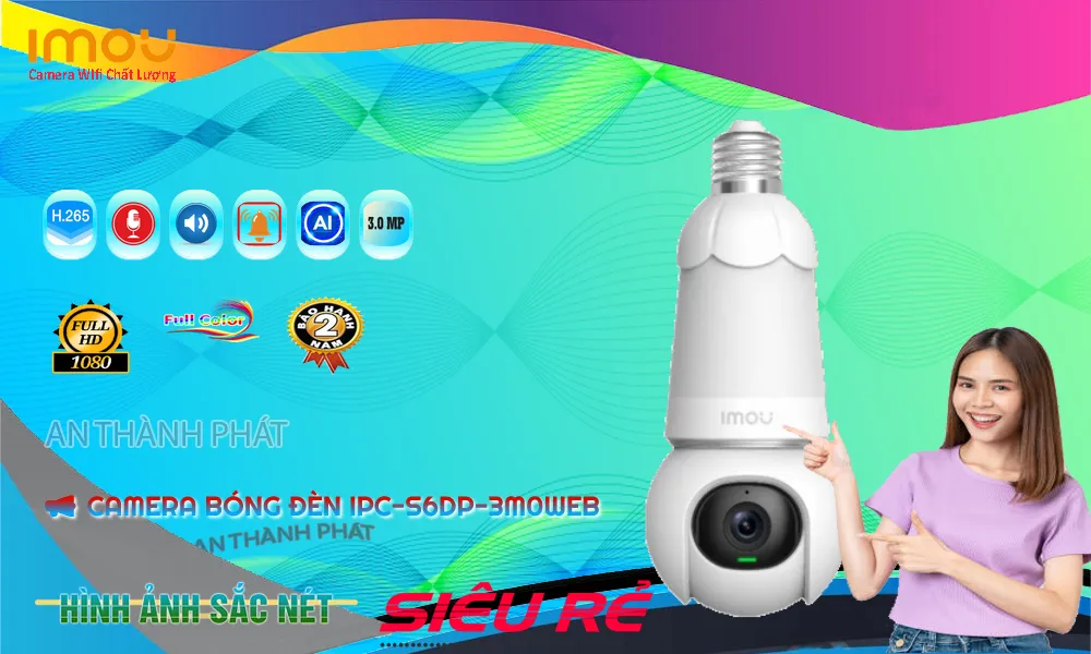 🌟👌 Camera IPC-S6DP-3M0WEB Giá rẻ