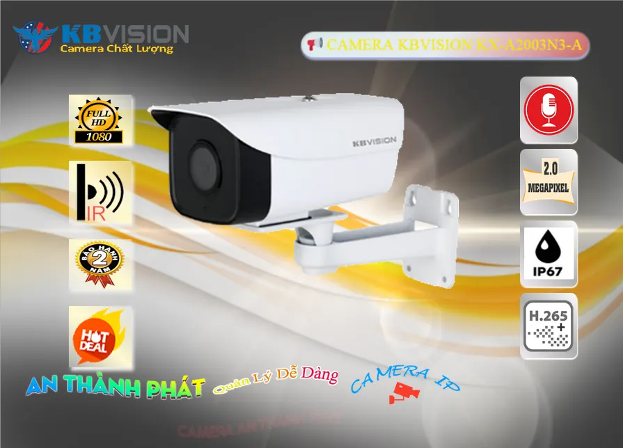 KX-A2003N3-A Camera  KBvision Hình Ảnh Đẹp ✪