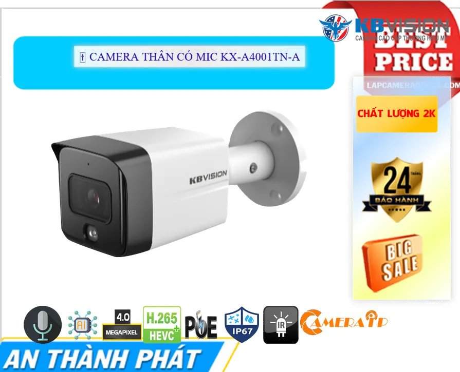 Camera Kbvision KX-A4001TN-A Camera Kbvision KX-A4001TN-A